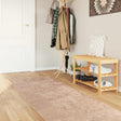Vidaxl vloerkleedloper marsa zand 80 x 400 cm polyester en pvc