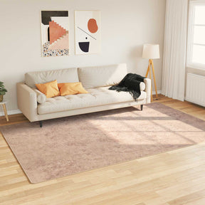 Vidaxl vloerkleedloper marsa zand 190 x 300 cm polyester en pvc