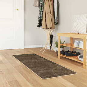Vidaxl vloerkleedloper marsa bosgroen 50 x 200 cm polyester en pvc