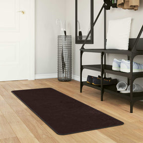 Vidaxl vloerkleedloper marsa antraciet 50 x 150 cm polyester en pvc