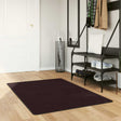 Vidaxl vloerkleedloper marsa antraciet 80 x 200 cm polyester en pvc