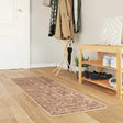 Vidaxl vloerkleedloper marsa geel 50 x 150 cm polyester en pvc