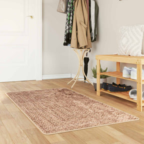 Vidaxl vloerkleedloper marsa geel 80 x 150 cm polyester en pvc