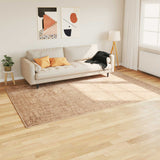 Vidaxl vloerkleedloper marsa geel 190 x 300 cm polyester en pvc