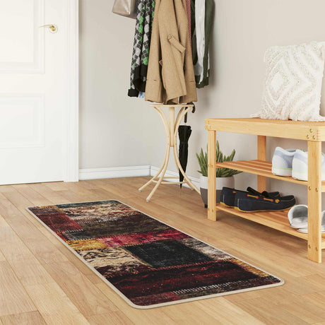 Vidaxl vloerkleedloper marsa meerkleurig 50 x 100 cm polyester en pvc
