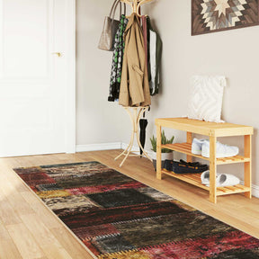Vidaxl vloerkleedloper marsa meerkleurig 80 x 350 cm polyester en pvc