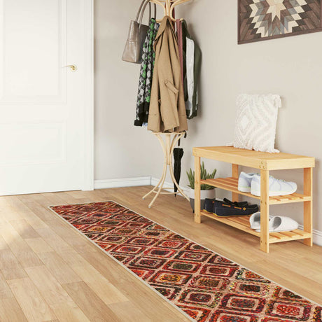 Vidaxl vloerkleedloper marsa meerkleurig 50 x 300 cm polyester en pvc