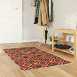 Vidaxl vloerkleedloper marsa meerkleurig 80 x 200 cm polyester en pvc