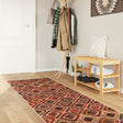 Vidaxl vloerkleedloper marsa meerkleurig 100 x 350 cm polyester en pvc