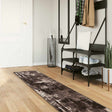 Vidaxl vloerkleedloper marsa zwart 50 x 400 cm polyester en pvc