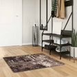 Vidaxl vloerkleedloper marsa zwart 100 x 100 cm polyester en pvc