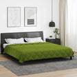 Vidaxl zomerdekbed 200 x 200 cm zomer 200 gsm groen