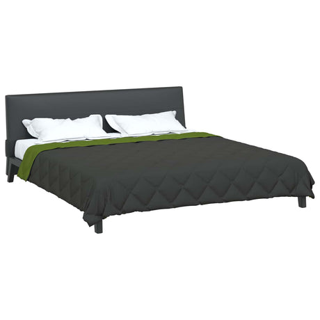Vidaxl zomerdekbed 220 x 260 cm zomer 200 gsm groen en antraciet