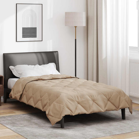 Vidaxl zomerdekbed 220 x 135 cm zomer 200 gsm taupe