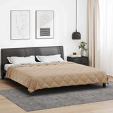 Vidaxl zomerdekbed 220 x 240 cm zomer 200 gsm taupe