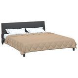 Vidaxl zomerdekbed 220 x 240 cm zomer 200 gsm taupe