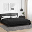 Vidaxl zomerdekbed 200 x 200 cm zomer 200 gsm zwart