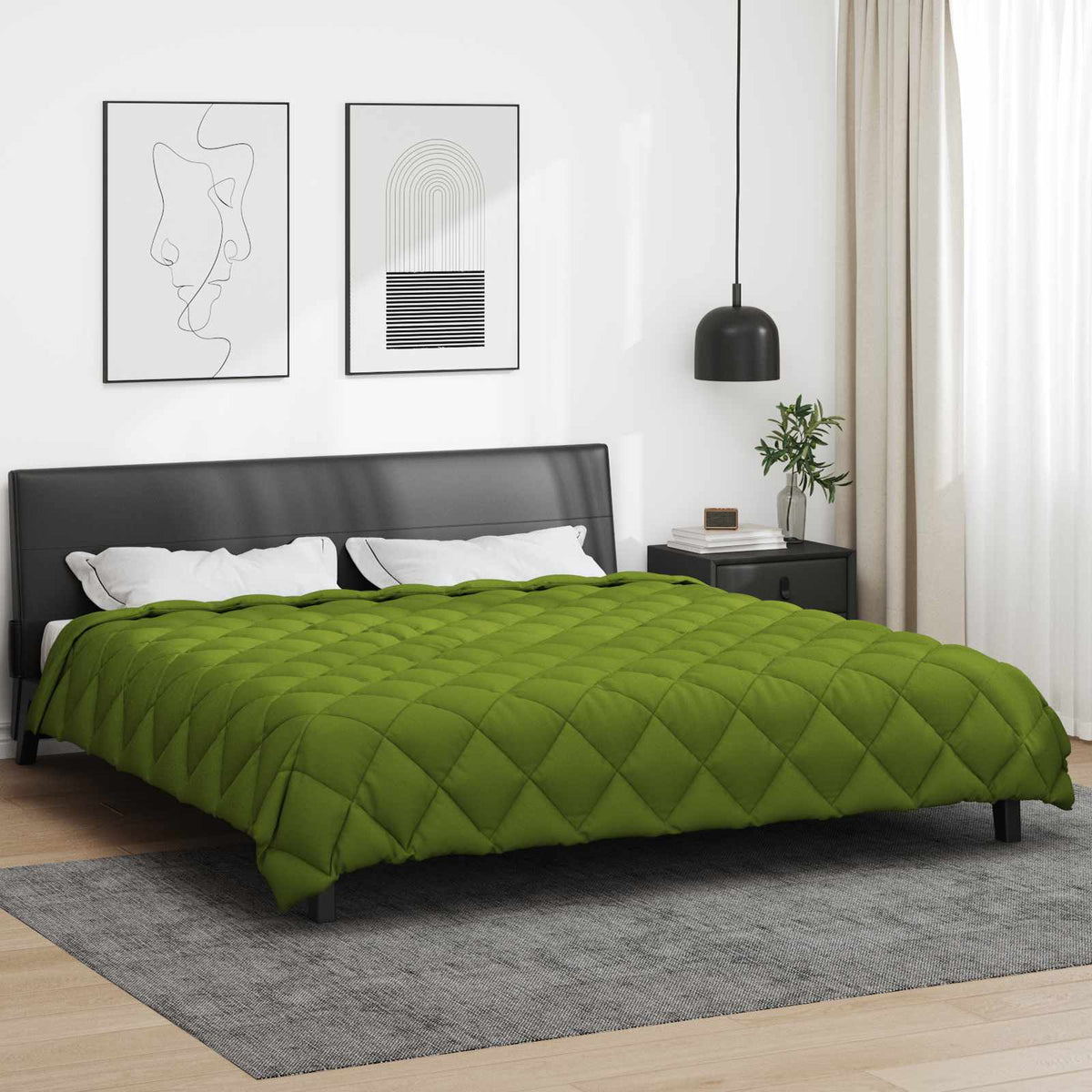 Vidaxl winter dekbed 220 x 260 cm 450 gsm microfiber (100% polyester)