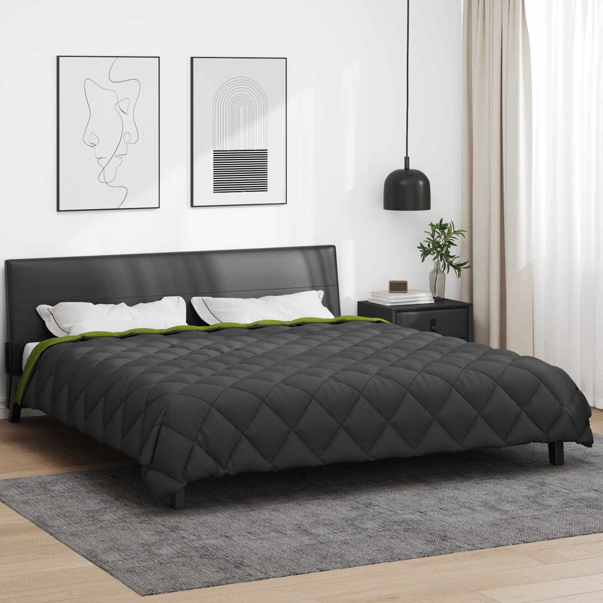 Vidaxl winter dekbed 200 x 240 cm 450 gsm microfiber (100% polyester)
