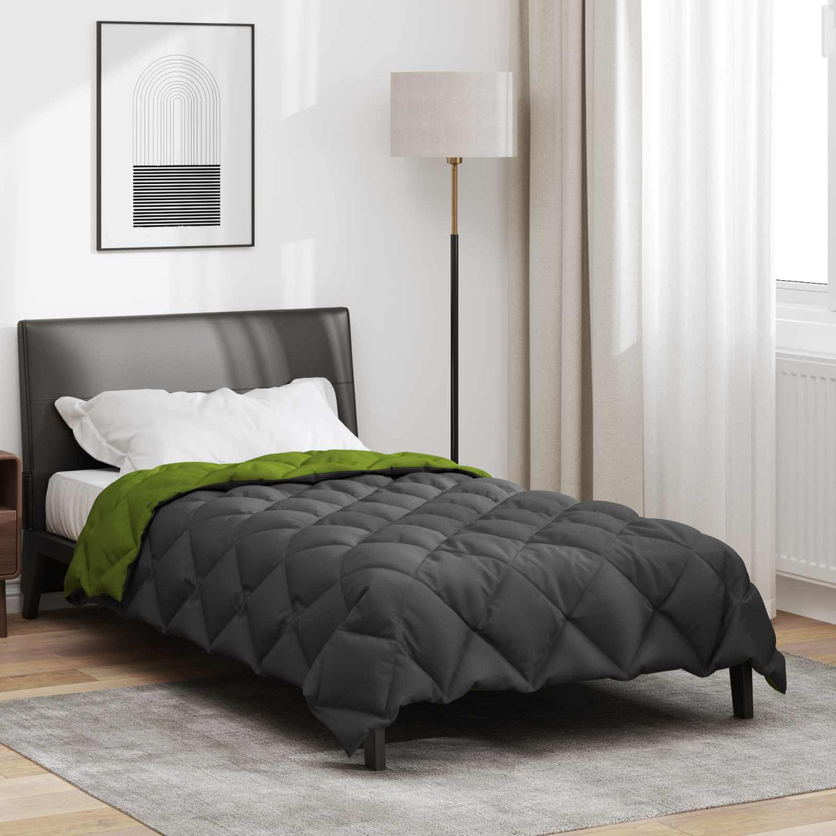 Vidaxl winter dekbed 140 x 220 cm 450 gsm microfiber (100% polyester)