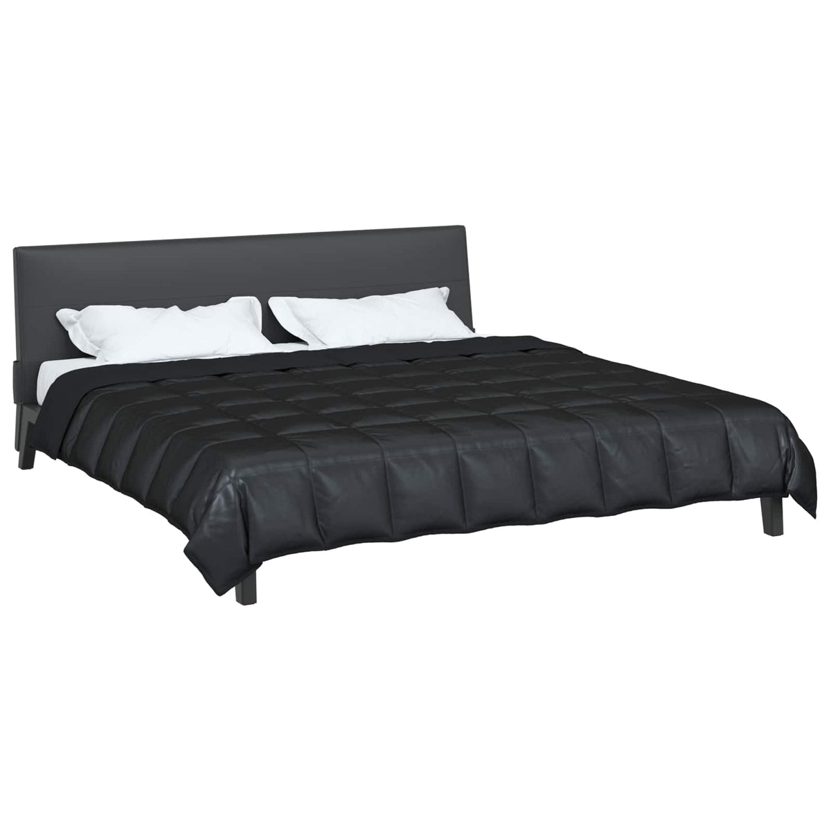 Vidaxl vol jaar dekbed 200 x 200 cm 300 gsm zwart