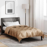 Vidaxl winter dekbed 155 x 220 cm 450 gsm goud