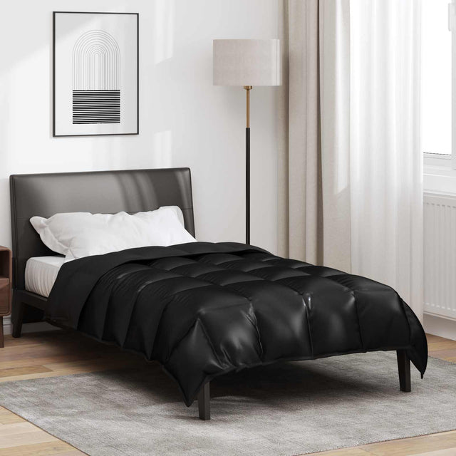 Vidaxl winter dekbed 140 x 200 cm 450 gsm zwart