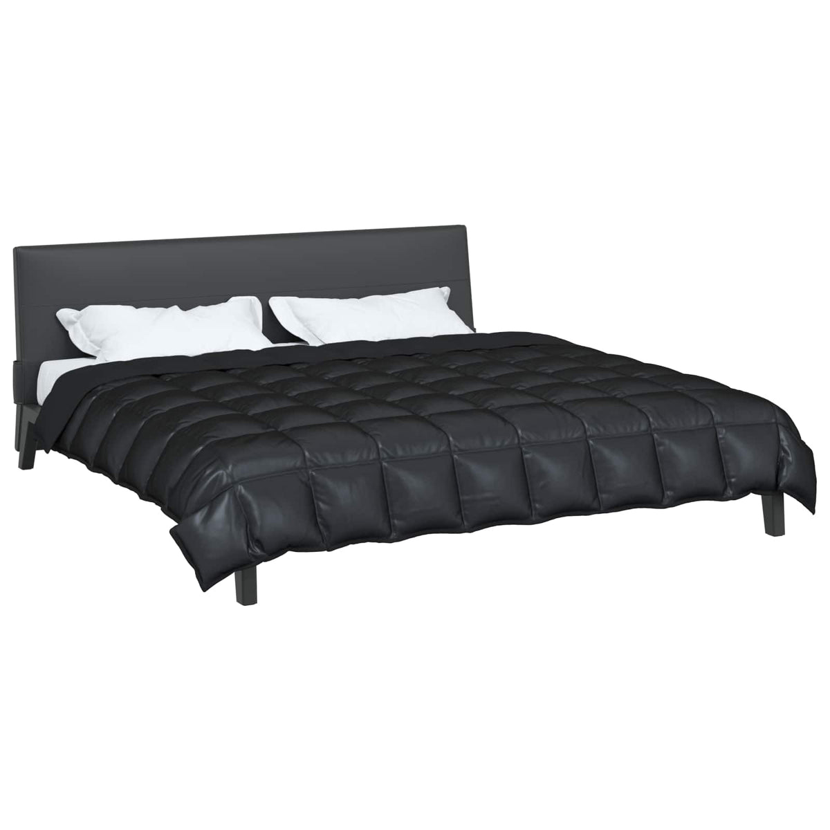 Vidaxl winter dekbed 200 x 200 cm 450 gsm zwart