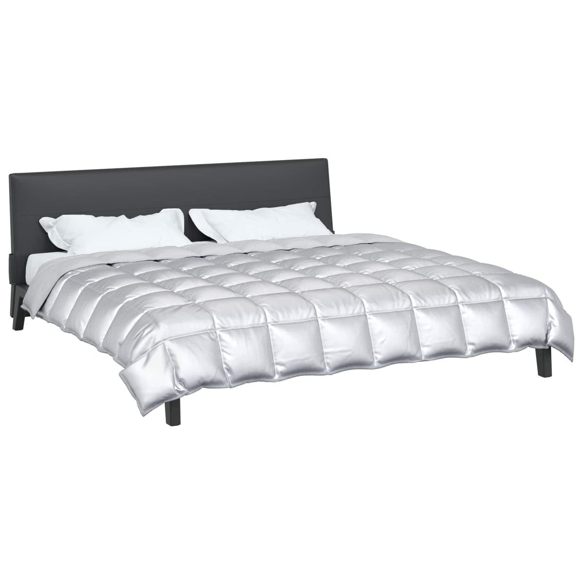 Vidaxl winter dekbed 220 x 240 cm 450 gsm zilver