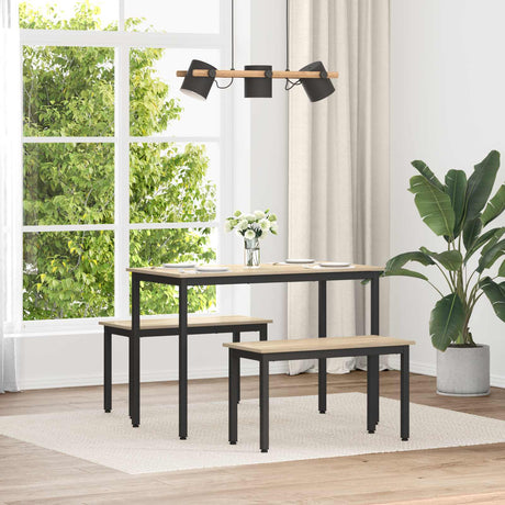 Vidaxl bank sonoma eiken 80 x 35 x 45 cm bewerkt hout