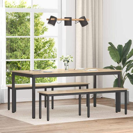 Vidaxl bank sonoma eiken 160 x 35 x 45 cm bewerkt hout