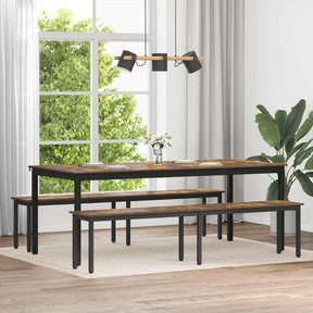 Vidaxl bank rook eik 200 x 35 x 45 cm bewerkt hout