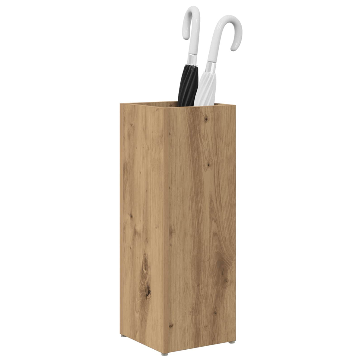 Vidaxl paraplu standaard artisan eiken 20 x 20 x 55,5 cm bewerkt hout