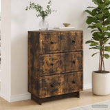 Vidaxl ladenkast 66 x 34,5 x 90 cm bewerkt hout gerookt eiken