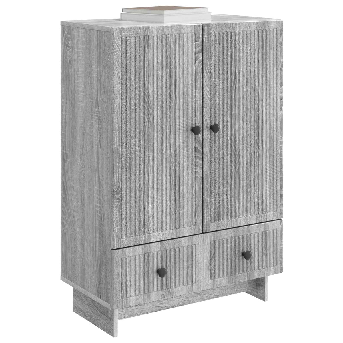 Vidaxl dressoir grijze sonoma 66 x 34,5 x 95 cm geconstrueerd hout