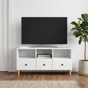 Vidaxl tv-kast wit 102 x 34,5 x 50 cm geconstrueerd hout