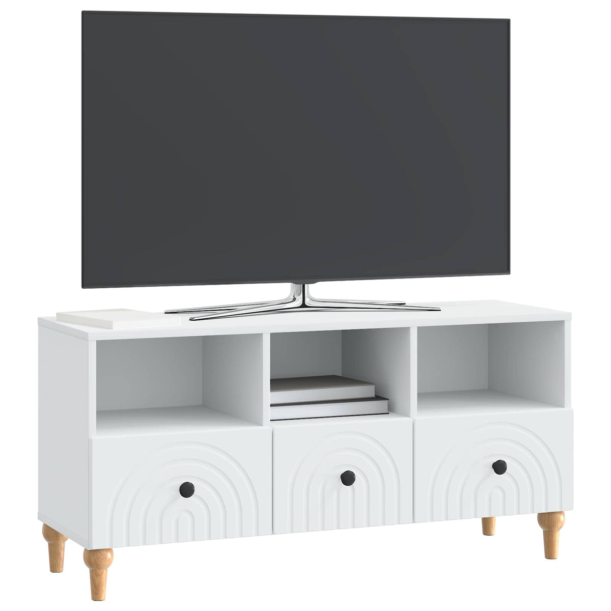 Vidaxl tv-kast wit 102 x 34,5 x 50 cm geconstrueerd hout