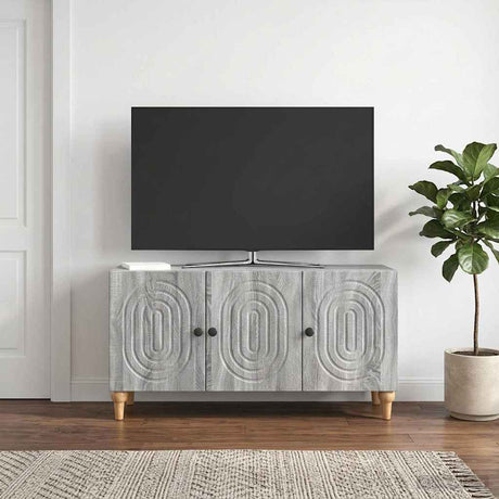 Vidaxl tv-kast 99 x 34,5 x 50 cm grijs sonoma bewerkt hout