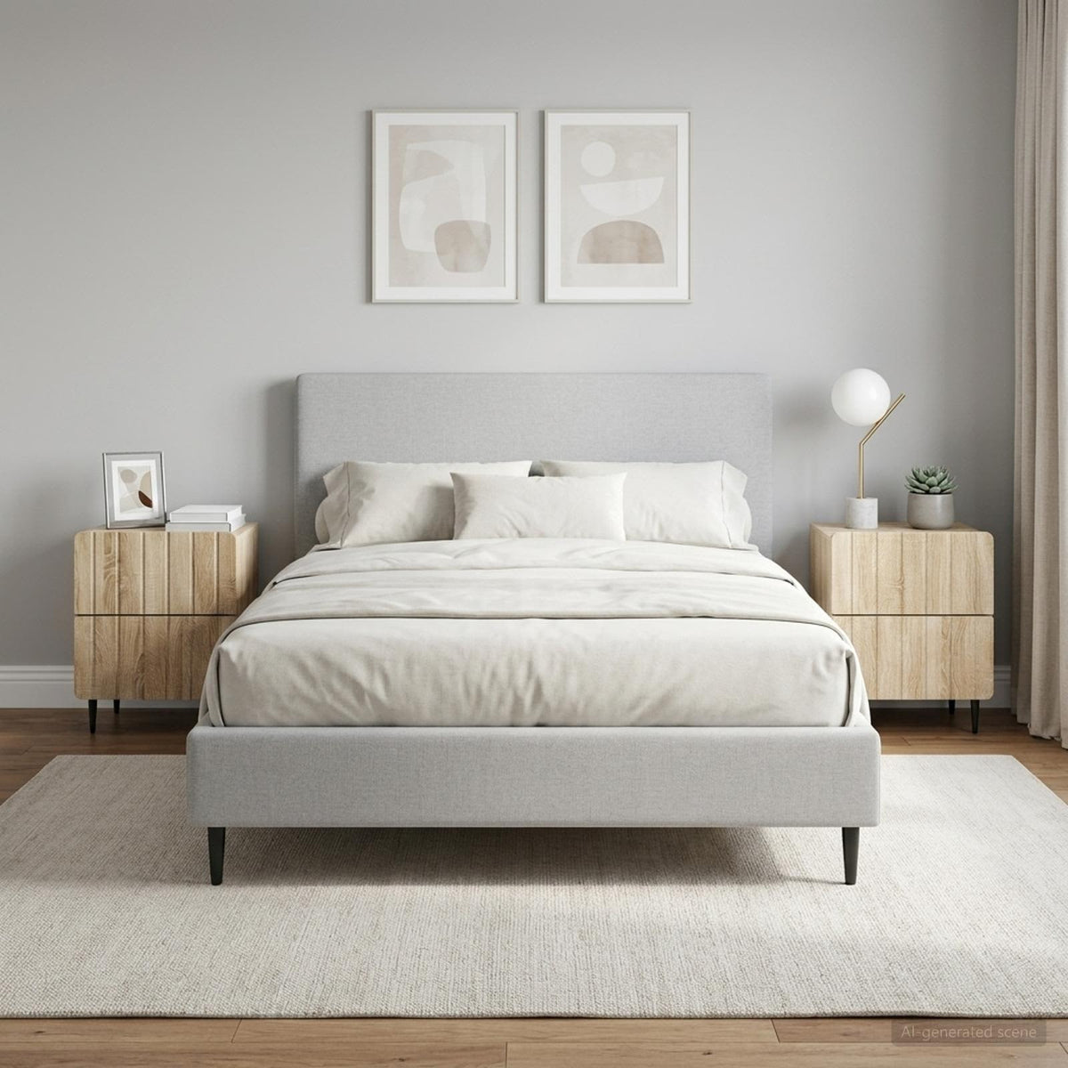 Vidaxl nachtkastje 2 st sonoma eiken 43 x 34,5 x 49,5 cm bewerkt hout