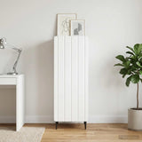 Vidaxl dressoir hoogglans wit 34,5 x 33 x 92 cm bewerkt hout