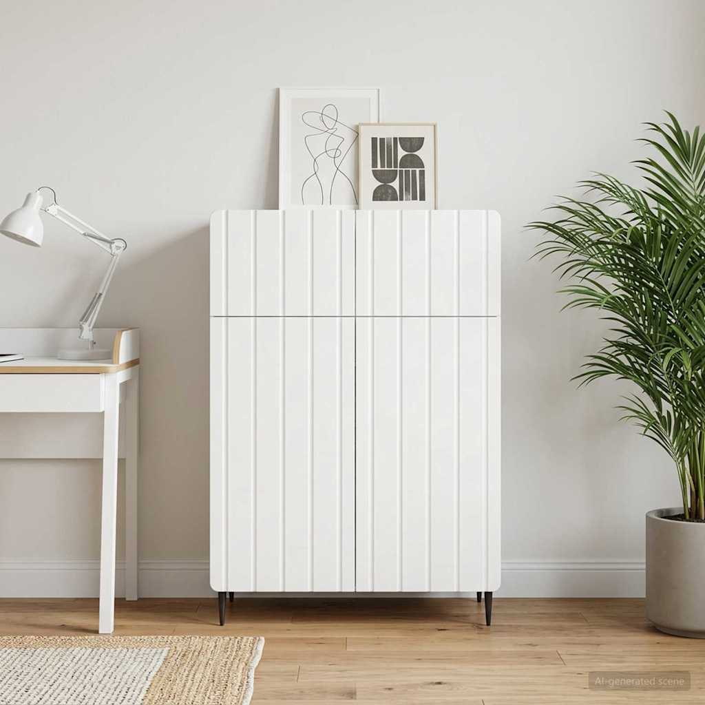 Vidaxl dressoir wit 66 x 34,5 x 92 cm bewerkt hout