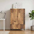 Vidaxl dressoir oud hout 66 x 34,5 x 97 cm bewerkt hout