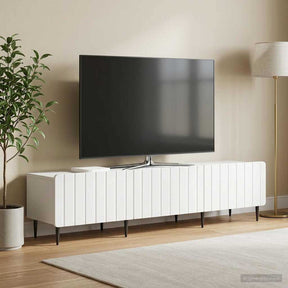 Vidaxl tv-kast met lade wit 147 x 34,5 x 32 cm bewerkt hout