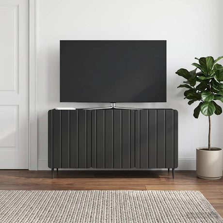 Vidaxl tv-kast 99 x 34,5 x 52 cm zwart bewerkt hout