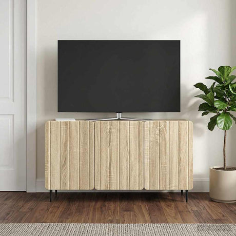 Vidaxl tv-kast 99 x 34,5 x 52 cm sonoma eiken bewerkt hout