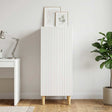 Vidaxl dressoir wit 33 x 34,5 x 90 cm bewerkt hout