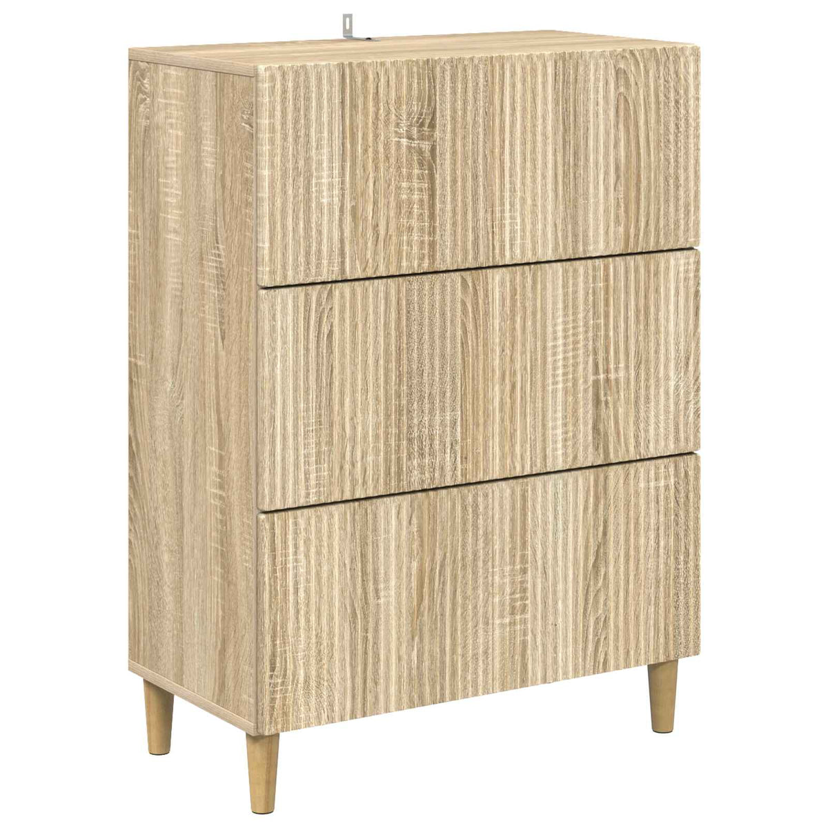 Vidaxl ladenkast 66 x 34,5 x 90 cm bewerkt hout sonoma eiken
