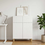 Vidaxl dressoir wit 66 x 34,5 x 90 cm bewerkt hout