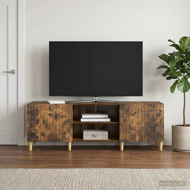 Vidaxl tv-kast gerookt eiken 150 x 31 x 50 cm bewerkt hout