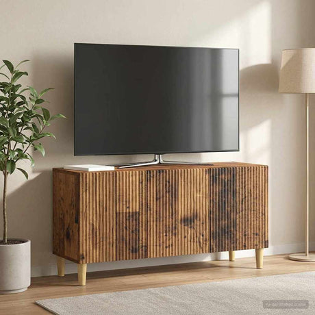 Vidaxl tv-kast 99 x 34,5 x 50 cm oud hout bewerkt hout